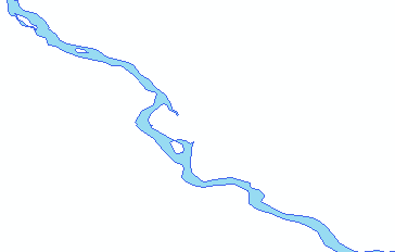 Rivers constructed from cartographic origins are typically polygons and not polylines.