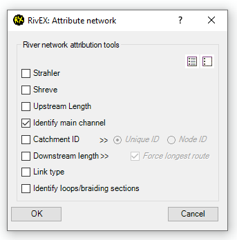 Identify main channel