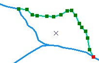 Polyline vertices