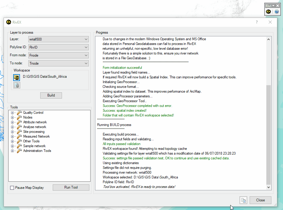 Running QC Tools