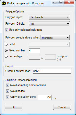 Sample with polygon dialog