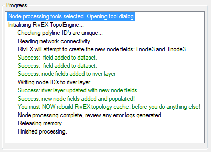 Successful node ID extraction