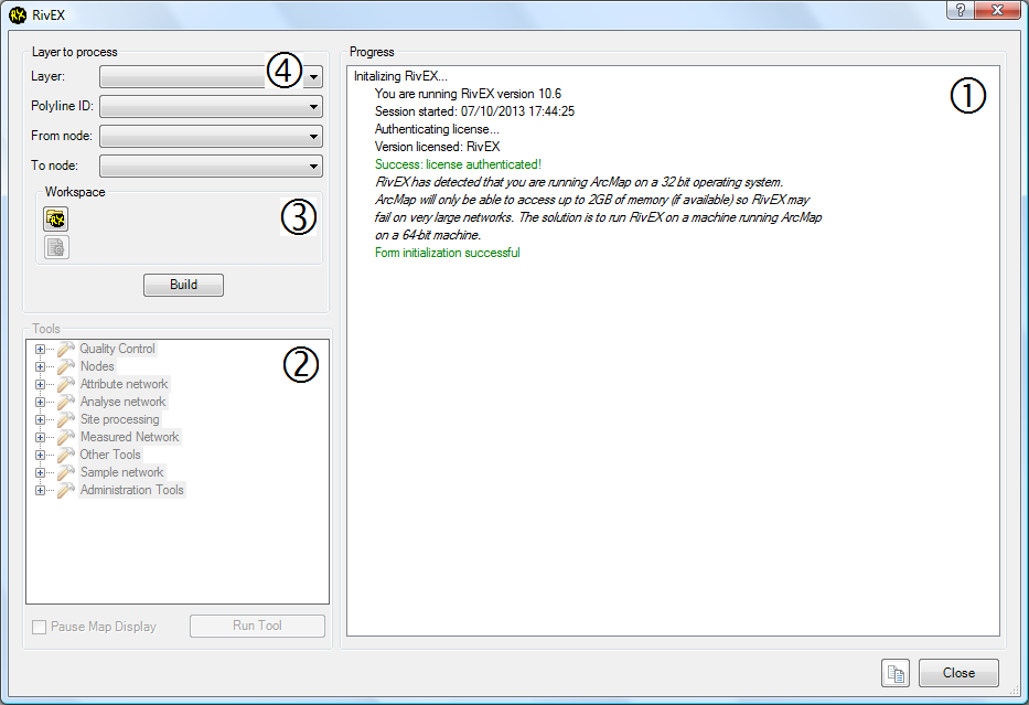 The RivEX Main Form
