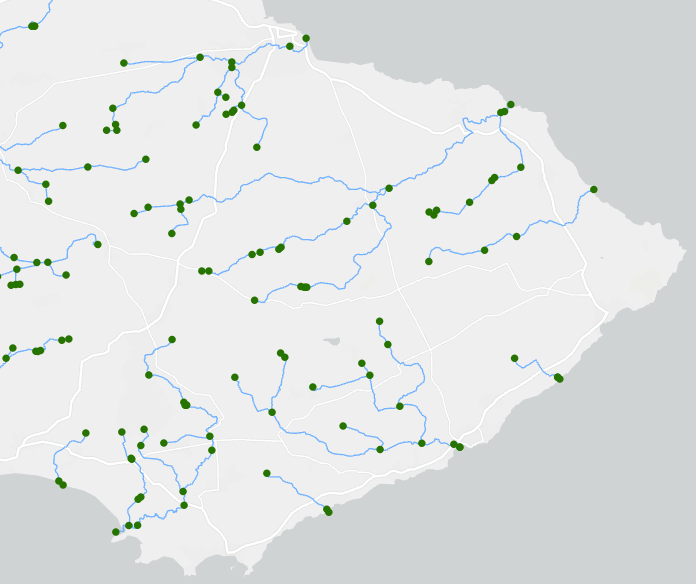 ORN showing network nodes