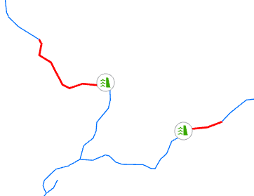 Upstream reaches