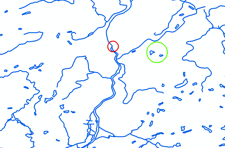 Not all polyline datasets are sensible networks, they can capture bank sides and this is not a centreline network.