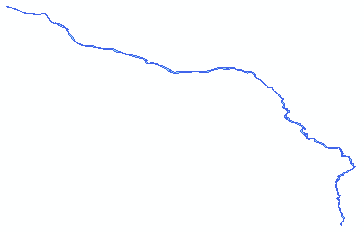 Rivers constructed from cartographic origins are typically polygons and not polylines.